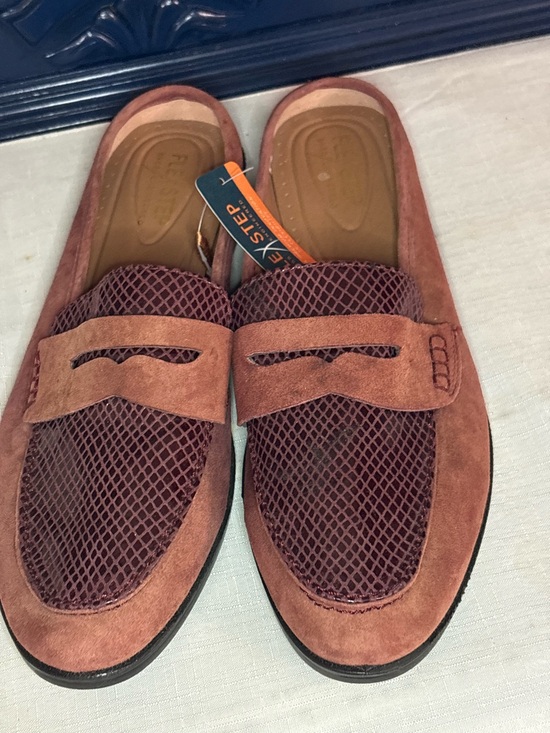 Bass Shoes - Bass Flex Step Women's Nicole Mulberry Mule Loafer Slip-On Shoes Size 10 NWT
